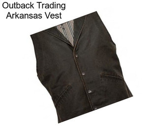 Outback Trading Arkansas Vest