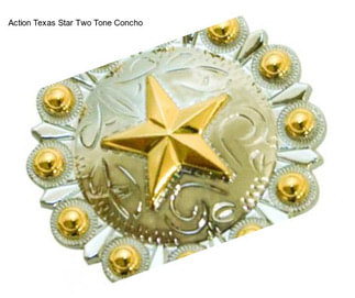 Action Texas Star Two Tone Concho