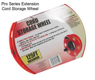 Pro Series Extension Cord Storage Wheel