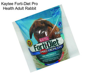 Kaytee Forti-Diet Pro Health Adult Rabbit