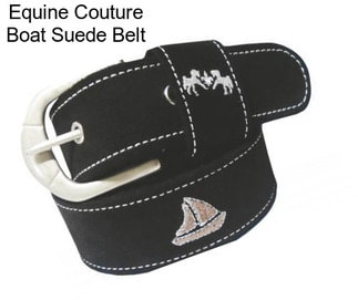 Equine Couture Boat Suede Belt