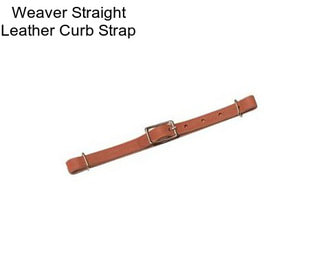 Weaver Straight Leather Curb Strap