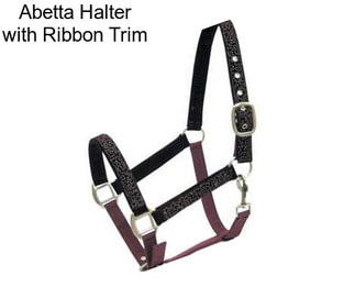 Abetta Halter with Ribbon Trim