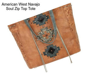 American West Navajo Soul Zip Top Tote