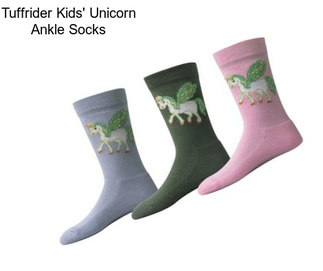 Tuffrider Kids\' Unicorn Ankle Socks