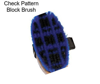 Check Pattern Block Brush