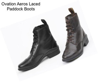 Ovation Aeros Laced Paddock Boots
