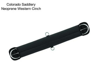 Colorado Saddlery Neoprene Western Cinch