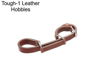 Tough-1 Leather Hobbles