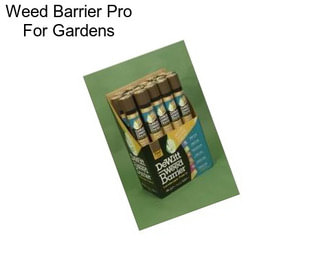 Weed Barrier Pro For Gardens