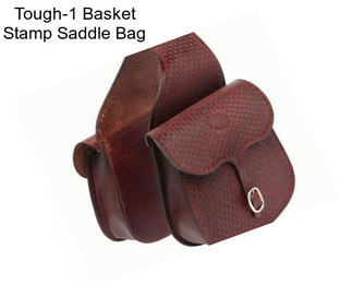 Tough-1 Basket Stamp Saddle Bag