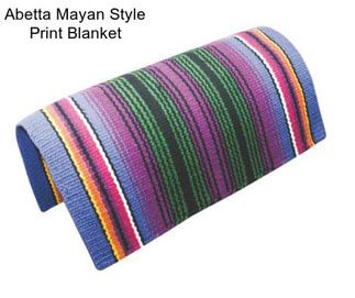 Abetta Mayan Style Print Blanket