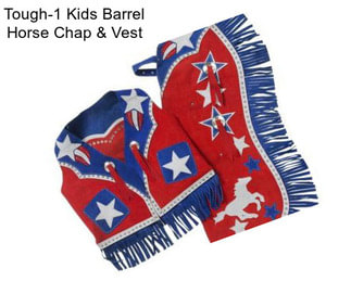 Tough-1 Kids Barrel Horse Chap & Vest