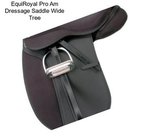 EquiRoyal Pro Am Dressage Saddle Wide Tree