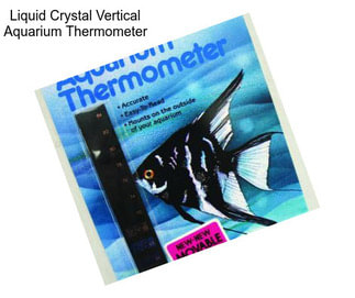 Liquid Crystal Vertical Aquarium Thermometer