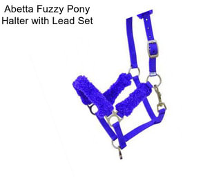 Abetta Fuzzy Pony Halter with Lead Set