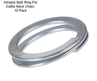 Intrepid Split Ring For Cattle Neck Chain, 10 Pack