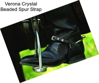 Verona Crystal Beaded Spur Strap