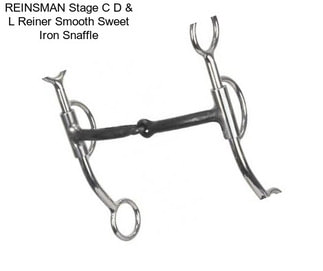 REINSMAN Stage C D & L Reiner Smooth Sweet Iron Snaffle