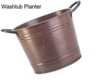 Washtub Planter