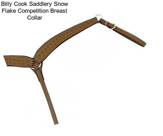 Billy Cook Saddlery Snow Flake Competition Breast Collar