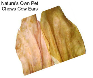 Nature\'s Own Pet Chews Cow Ears