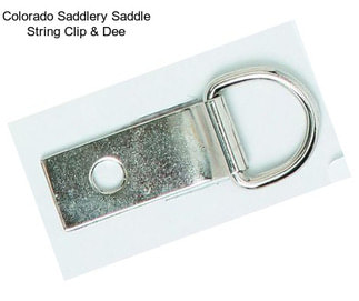 Colorado Saddlery Saddle String Clip & Dee