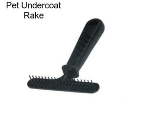 Pet Undercoat Rake