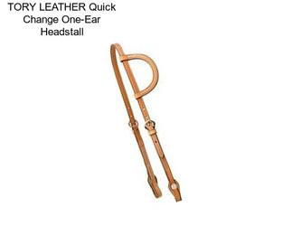 TORY LEATHER Quick Change One-Ear Headstall