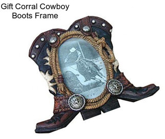 Gift Corral Cowboy Boots Frame