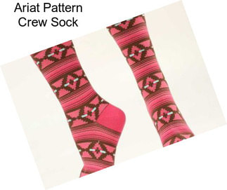 Ariat Pattern Crew Sock