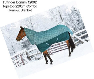 Tuffrider Bonum 1200D Ripstop 220gm Combo Turnout Blanket