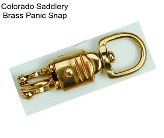 Colorado Saddlery Brass Panic Snap