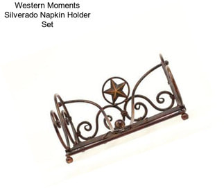 Western Moments Silverado Napkin Holder Set