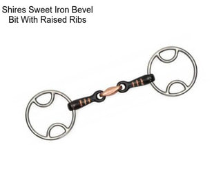 Shires Sweet Iron Bevel Bit With Raised Ribs