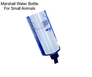 Marshall Water Bottle For Small Animals