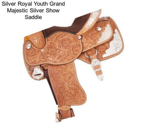 Silver Royal Youth Grand Majestic Silver Show Saddle