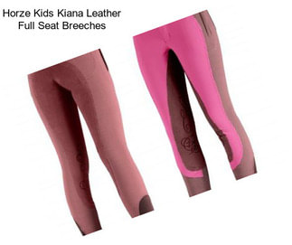 Horze Kids Kiana Leather Full Seat Breeches