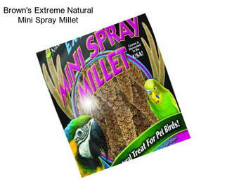 Brown\'s Extreme Natural Mini Spray Millet