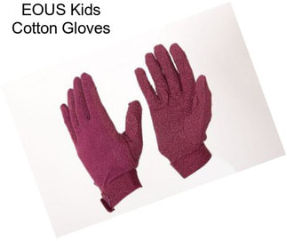 EOUS Kids Cotton Gloves