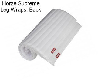 Horze Supreme Leg Wraps, Back