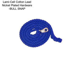 Lami-Cell Cotton Lead Nickel Plated Hardware -BULL SNAP