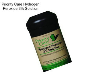 Priority Care Hydrogen Peroxide 3% Solution