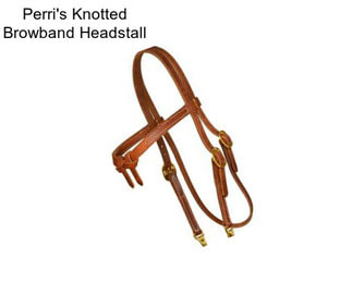 Perri\'s Knotted Browband Headstall