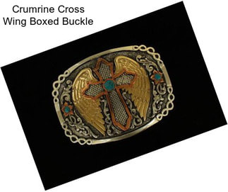 Crumrine Cross Wing Boxed Buckle