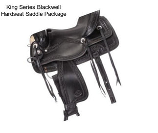 King Series Blackwell Hardseat Saddle Package