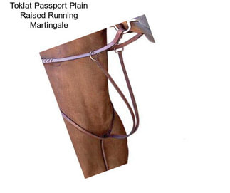 Toklat Passport Plain Raised Running Martingale