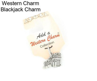 Western Charm Blackjack Charm