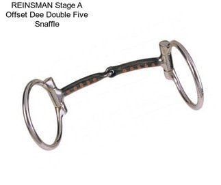 REINSMAN Stage A Offset Dee Double Five Snaffle