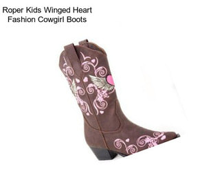 Roper Kids Winged Heart Fashion Cowgirl Boots